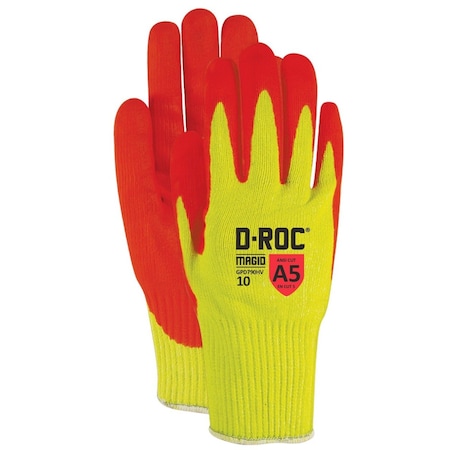 DROC GPD790HV Hyperon Blend MicroFoam Nitrile Palm Coat Gloves  Cut Level A5